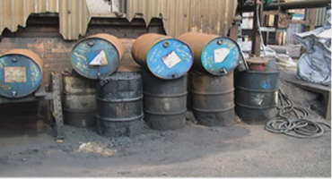 Examples of Poor Lubricant Storage